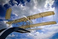 Wright Flyer Sculpture by Larry Godwin Royalty Free Stock Photo