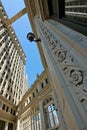 Wrigley Building from the ground walkway