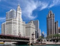 Wrigley Building and Herald Tribune in Chicago