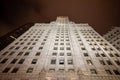 The Wrigley Building at night. Downtown Chicago. Royalty Free Stock Photo