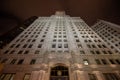 The Wrigley Building at night. Downtown Chicago. Royalty Free Stock Photo