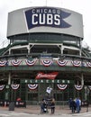 Wrigley Field Bleachers' Entrance Royalty Free Stock Photo