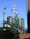 Wrigley Field - Chicago Cubs Scoreboard Royalty Free Stock Photo