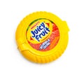 Wrigley`s Juicy Fruit chewing gum  isolated Royalty Free Stock Photo