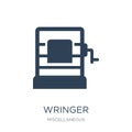 wringer icon in trendy design style. wringer icon isolated on white background. wringer vector icon simple and modern flat symbol