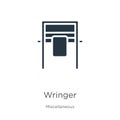 Wringer icon vector. Trendy flat wringer icon from miscellaneous collection isolated on white background. Vector illustration can