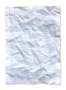 Wrinkled Blue graph paper