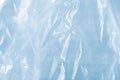 Wrinkled blue plastic Royalty Free Stock Photo