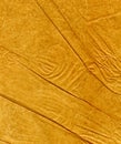 Wrinkled and creased brown paper Royalty Free Stock Photo