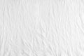 Wrinkled, crumpled white jersey fabric texture background Royalty Free Stock Photo