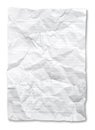 Wrinkled note paper