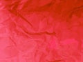 wrinkled paper deep red