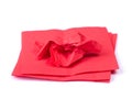 Wrinkled paper napkin Royalty Free Stock Photo