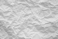 Wrinkled Paper Sheet Royalty Free Stock Photo