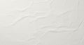 White crumpled paper texture background with visible creases and aged folds Royalty Free Stock Photo