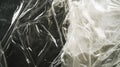 Wrinkled Plastic Sheeting on Dark Background Royalty Free Stock Photo