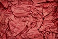 Wrinkled red paper as background Royalty Free Stock Photo