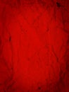 Wrinkled red paper Royalty Free Stock Photo