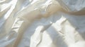 Wrinkled White Fabric Royalty Free Stock Photo
