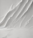 Wrinkled white paper backdrop, subtle creases , atmosphere, white Royalty Free Stock Photo