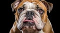 wrinkles english bulldog face