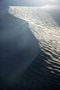 Wrinkles of sand dune Royalty Free Stock Photo