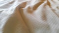 Wrinkles of white sheets Royalty Free Stock Photo