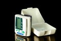 Wrist blood pressure monitor Royalty Free Stock Photo