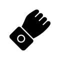 Wrist Cuff Classic Solid Accessory Icon Royalty Free Stock Photo