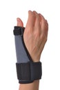 Wrist and Thumb Brace stabilizer Royalty Free Stock Photo