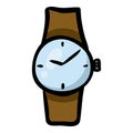 Wrist Watches - Hand Drawn Doodle Icon Royalty Free Stock Photo