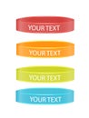 Wristbands set isolated Royalty Free Stock Photo