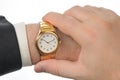 Wristwatch on hand