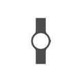 Wristwatch icon. Men's hand watches accessory.