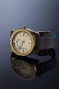 Wristwatches on a dark background Royalty Free Stock Photo
