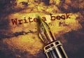Write a book Royalty Free Stock Photo