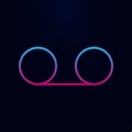 Write character nolan icon. Simple thin line, outline vector of web icons for ui and ux, website or mobile application Royalty Free Stock Photo