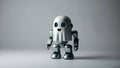 Write a conversation between a cynical robot and an optimistic ghost