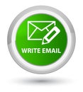 Write email prime green round button