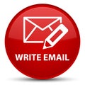 Write email special red round button