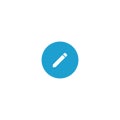 Write Message Button Icon Vector of Social Media Element Royalty Free Stock Photo