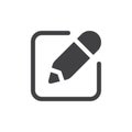 Write simple icon vector Royalty Free Stock Photo