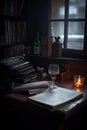 Writer cabinet still life