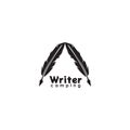 Writer camp logo design template