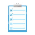 Writer notes icon. Notes illustration. To do list or planning icon concept.
