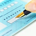 Writing Checks Royalty Free Stock Photo