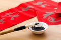 Writing the couplet for chinese new year