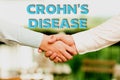 Writing displaying text Crohn S Is Disease. Internet Concept the chronic inflammatory disease of the intestines Two