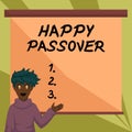 Handwriting text Happy Passover. Business showcase a Jewish holiday commemorating the Hebrews liberation from slavery