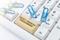 Conceptual display Object Oriented Programming. Business showcase Language model objects rather than actions Royalty Free Stock Photo